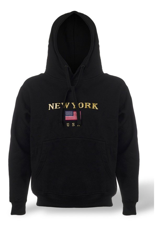 Hoodie Embroidery US Flag