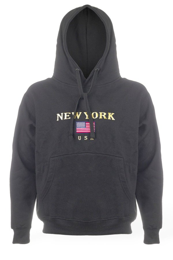 Hoodie Embroidery US Flag