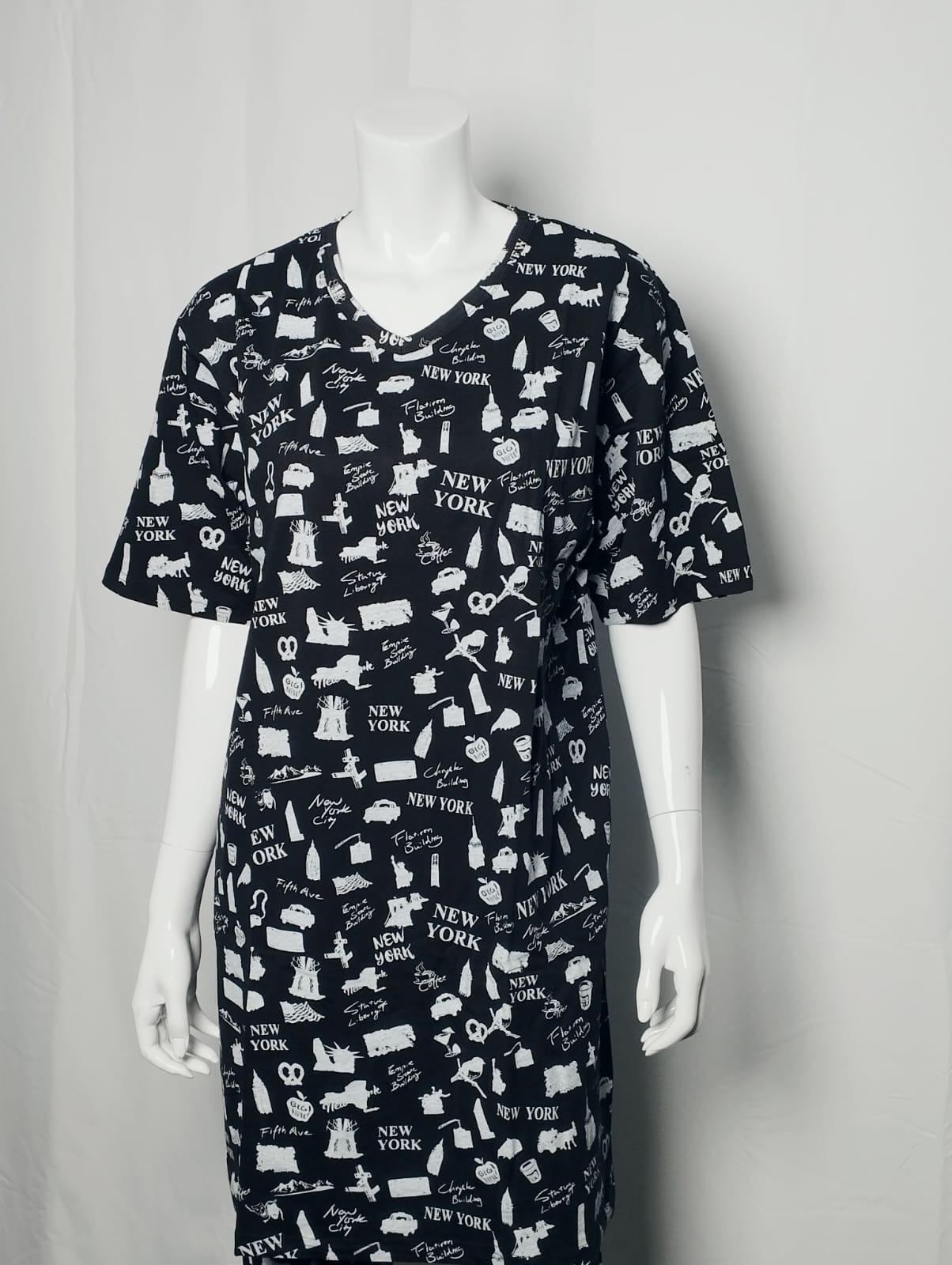 Bintex Tshirt Long AOP