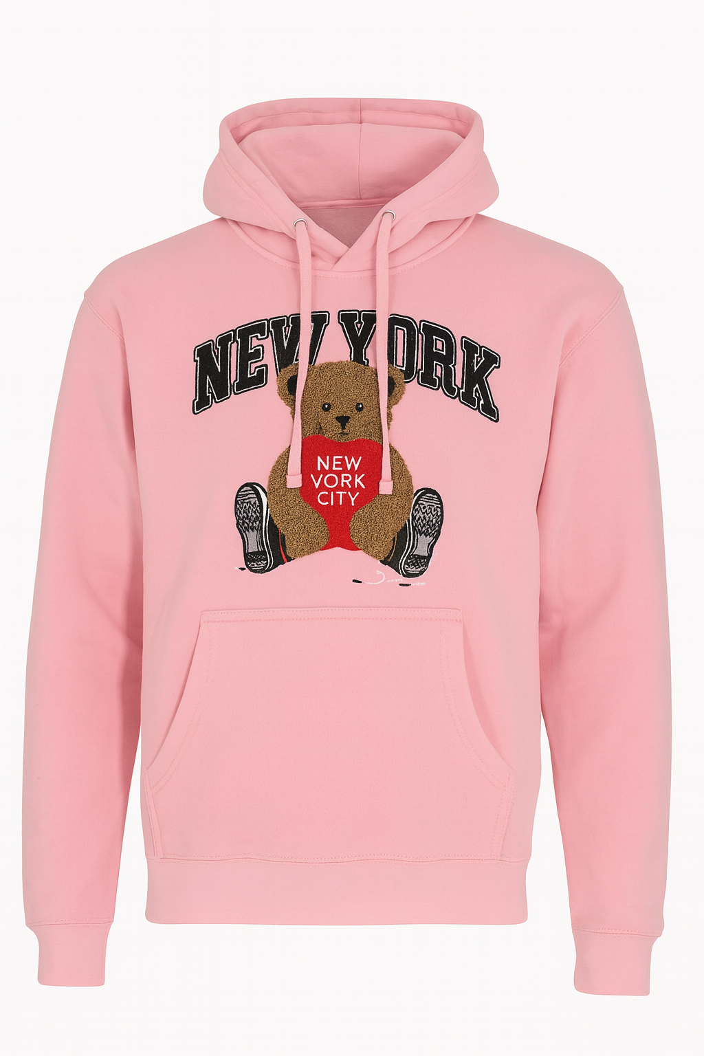 Hoodie Applique Bear Unisex