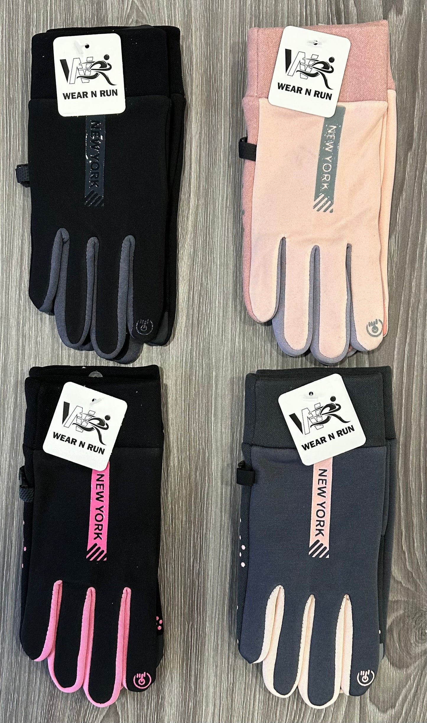 Gloves - Polyester 2 Tone "New York"