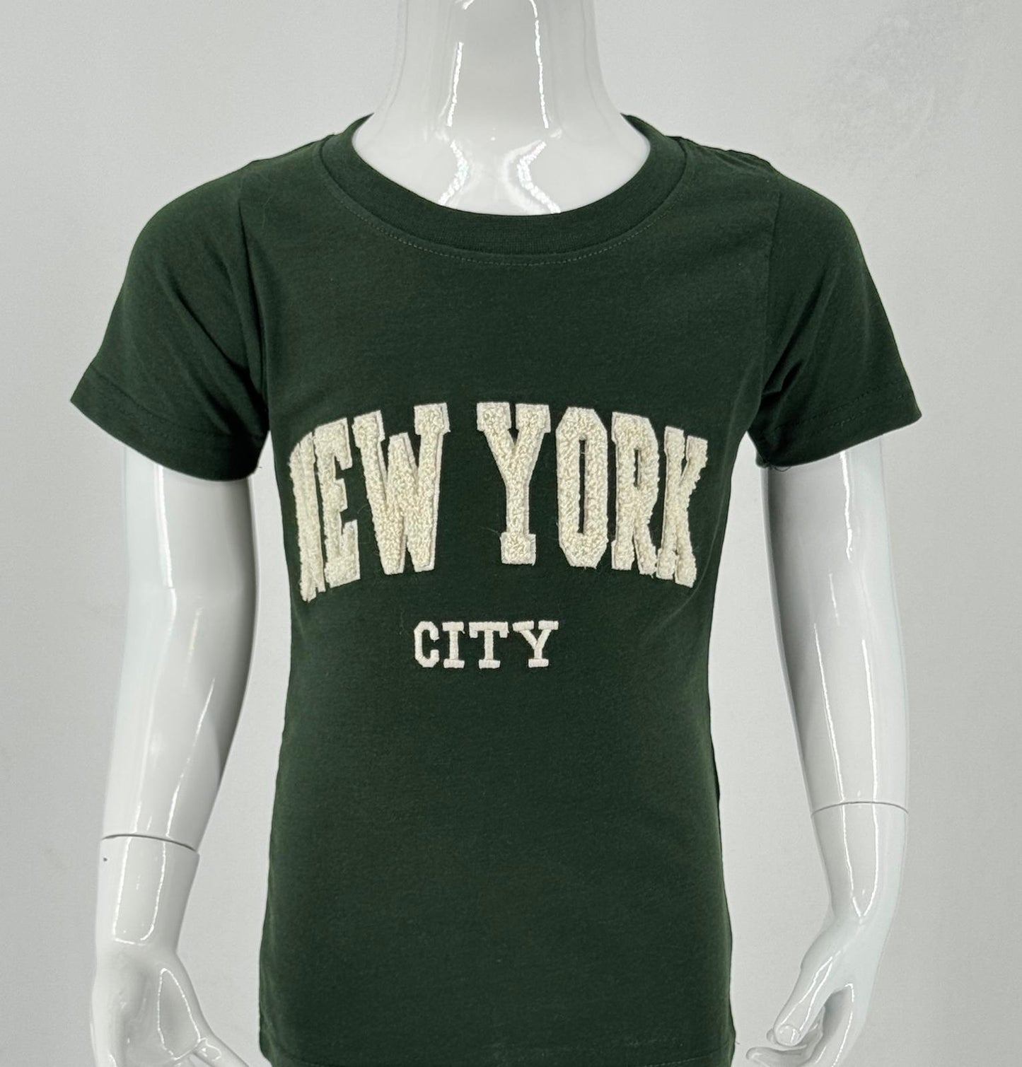 Tshirt Kids Chenille Embroidery