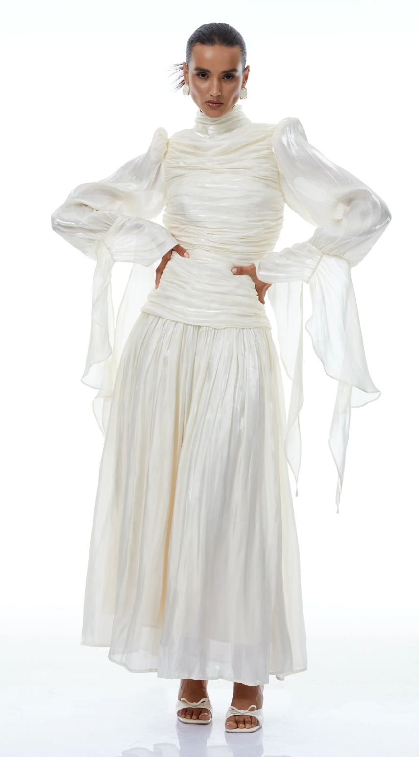 Nevada Glossy Maxi Dress