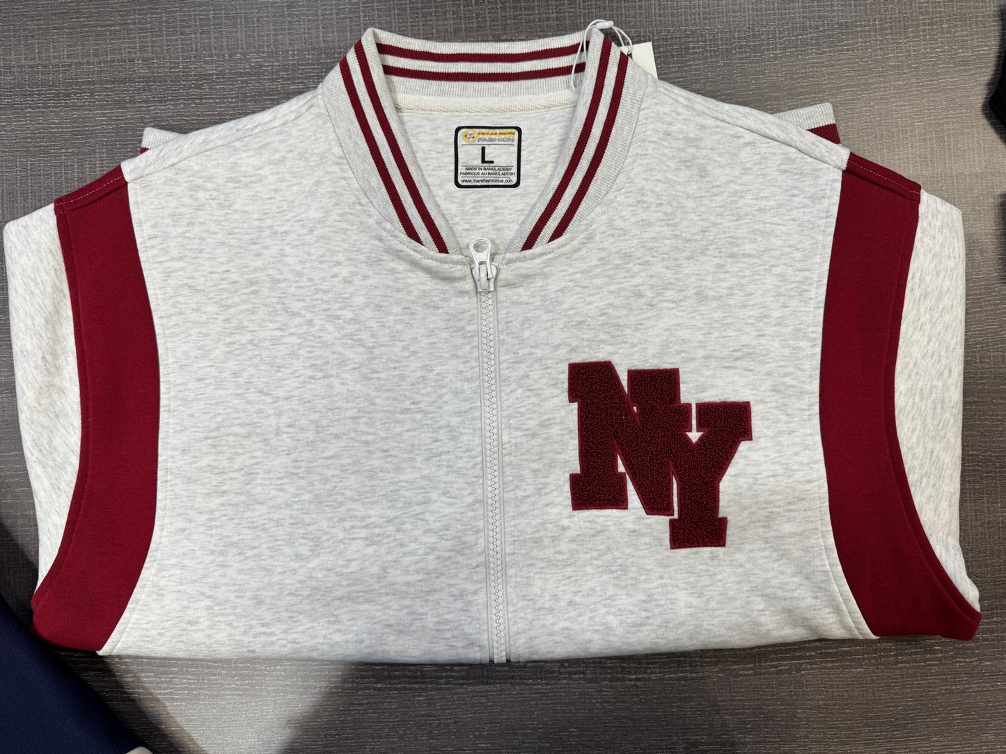 Varsity Jackets Shoulder cut full Zip Up
