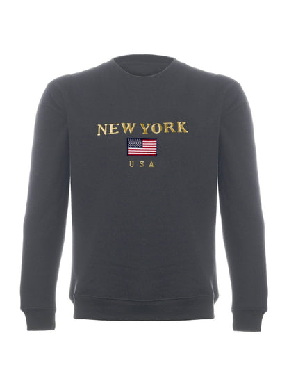 Sweatshirt Embroidery US Flag