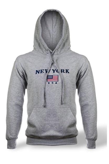 Hoodie Embroidery US Flag
