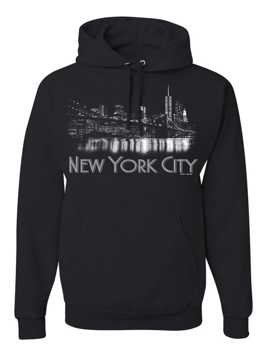 Hoodie Graphic Night Skyline Pullover