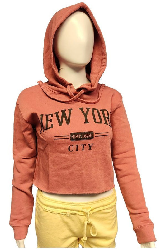Hoodie Cropped Girls