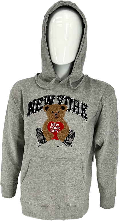 Hoodie Applique Bear Kids