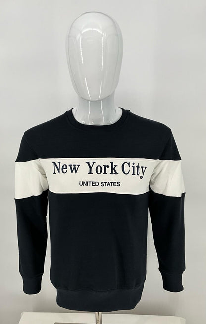 Sweatshirt - Color blocked/NYC W&R