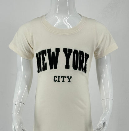 Tshirt Kids Chenille Embroidery