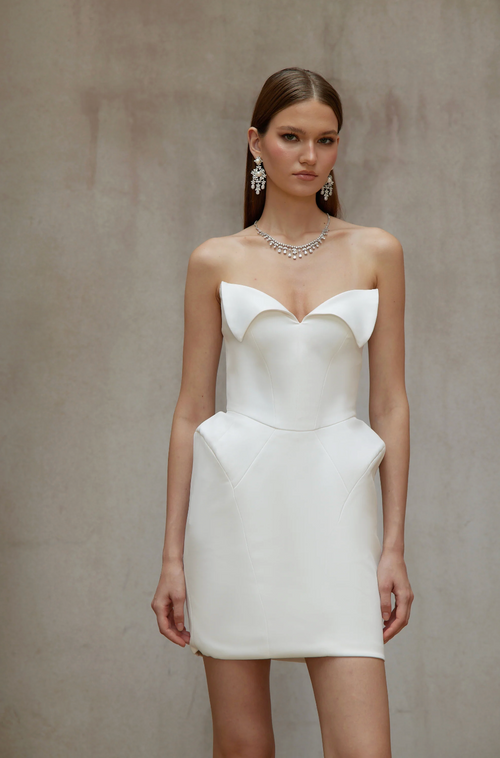 Madelyn Barrel Waist Corset Mini Dress