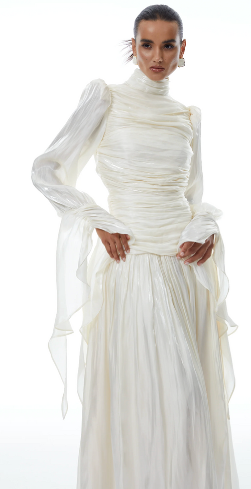 Nevada Glossy Maxi Dress