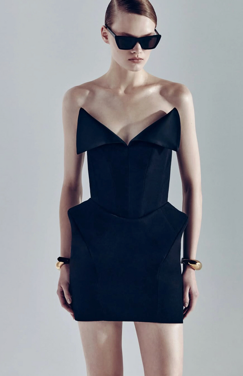 Olivia Barrel Waist Mini Dress