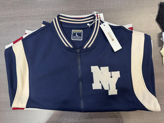 Varsity Jackets Shoulder cut full Zip Up