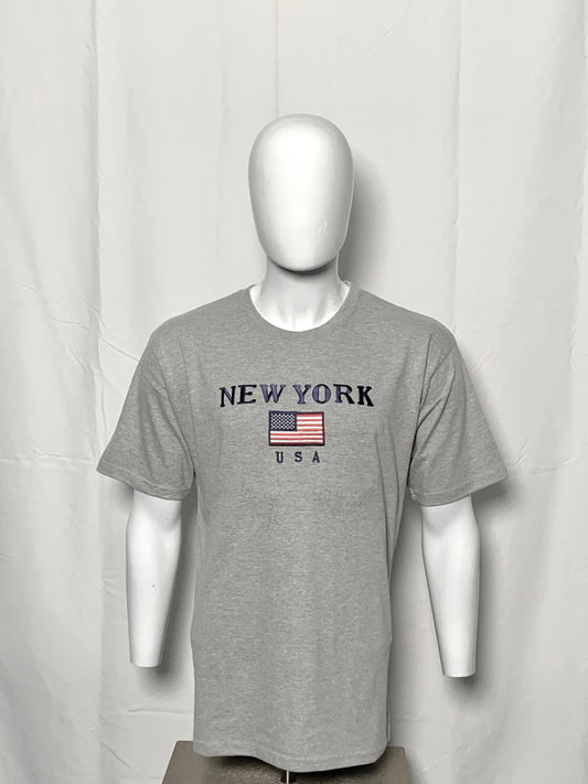 Tshirt Embr US Flag