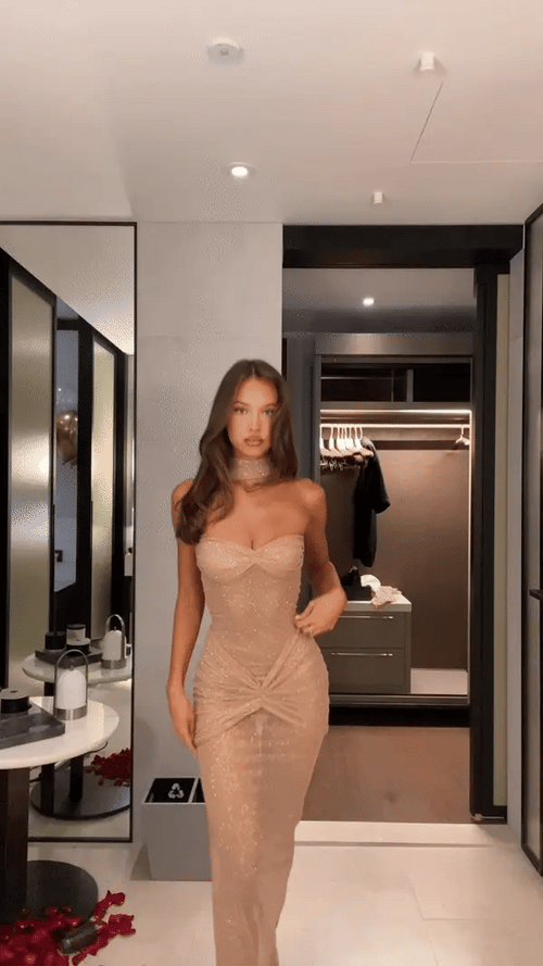 Melissa Maxi- Champagne